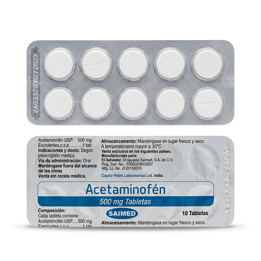 Acetaminofen 500mg