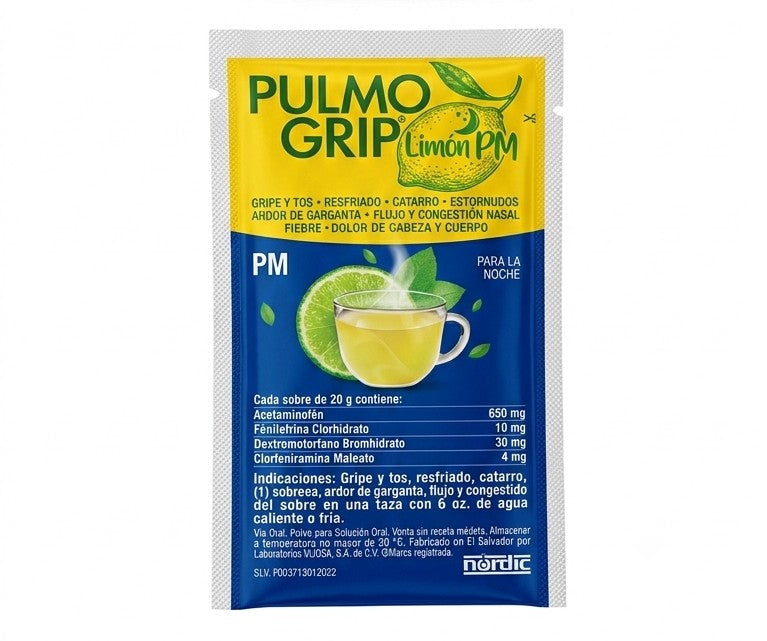 Pulmo Grip Limon PM - 1 Sobre