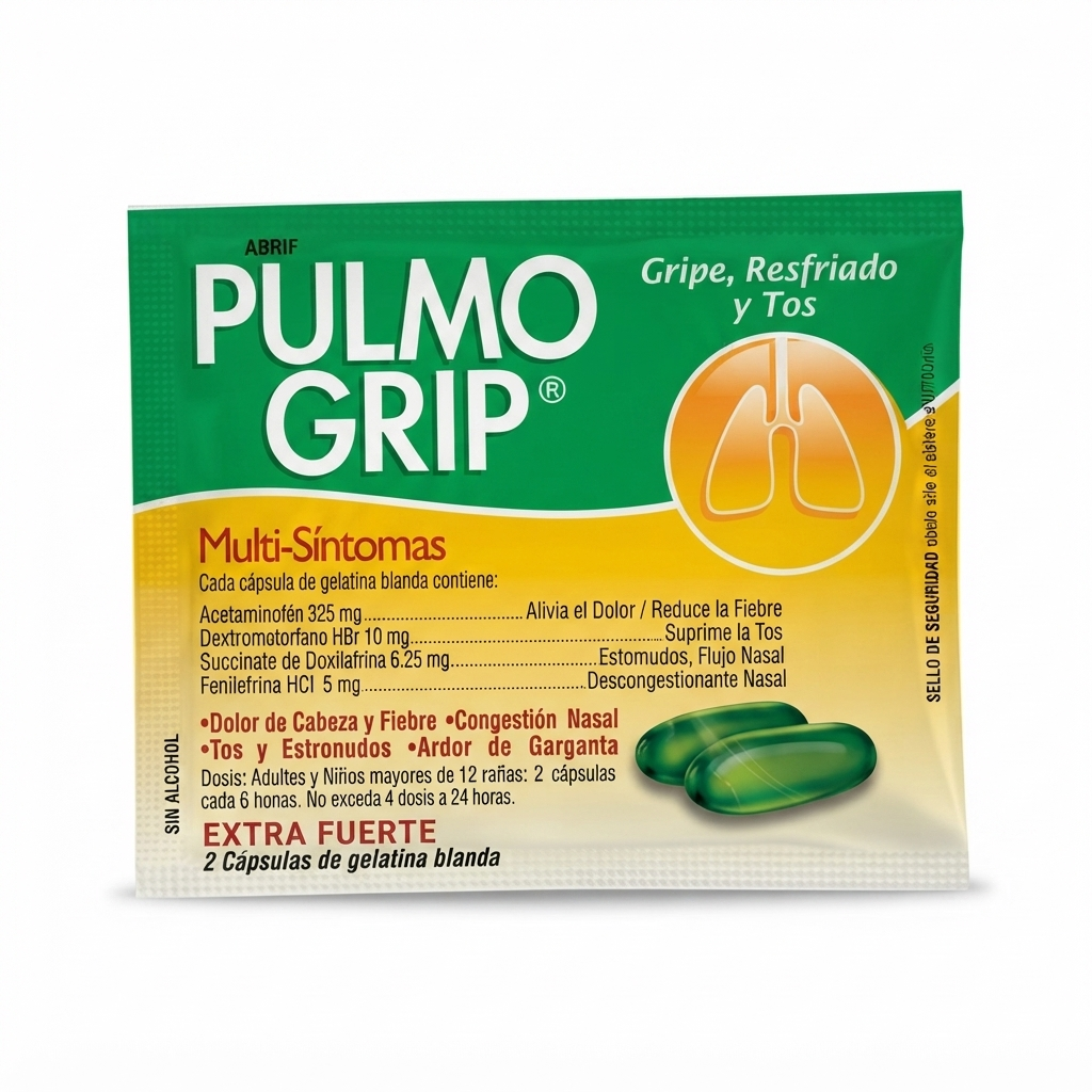 Pulmo Grip - 2 Capsulas de Gel