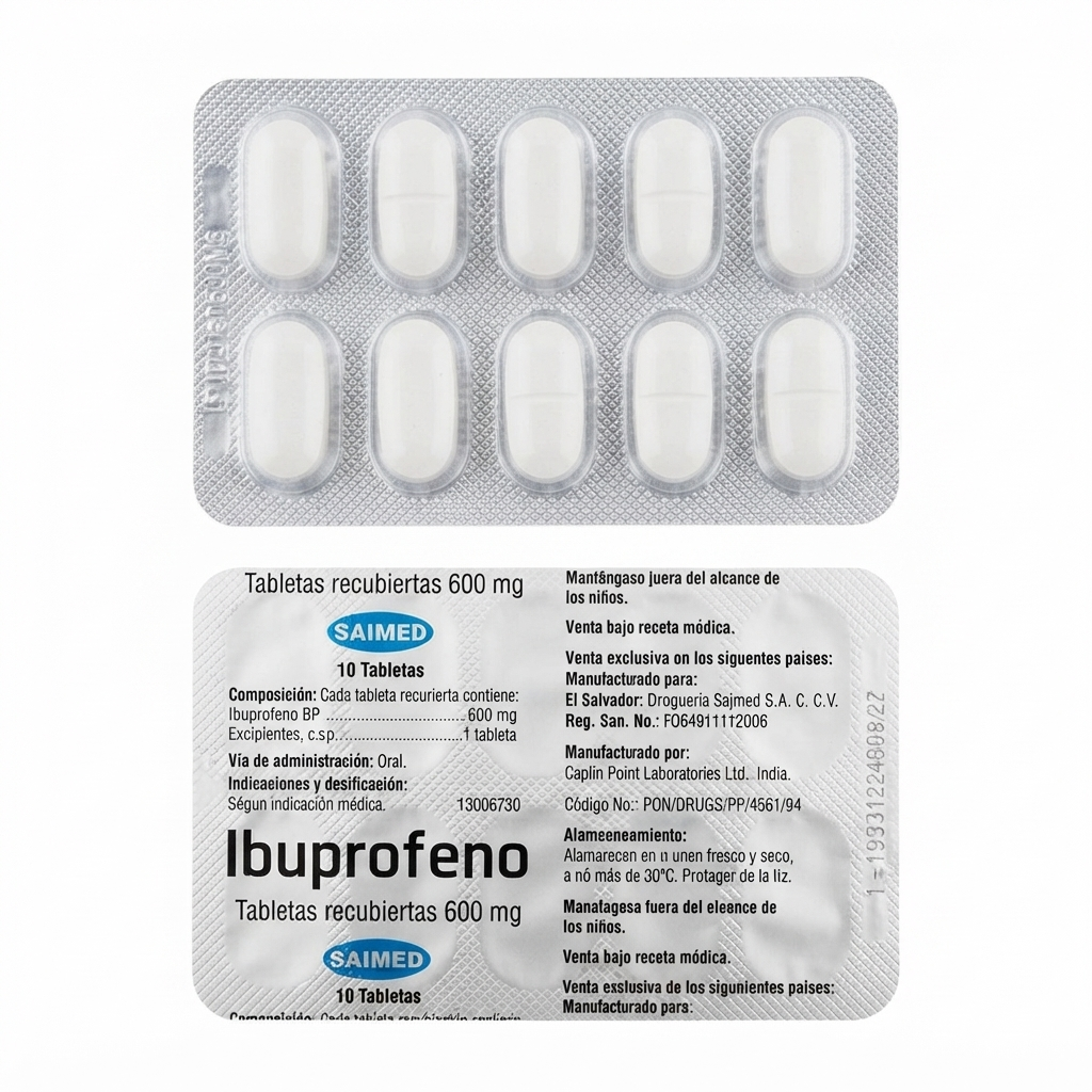 Ibuprofeno 600 mg