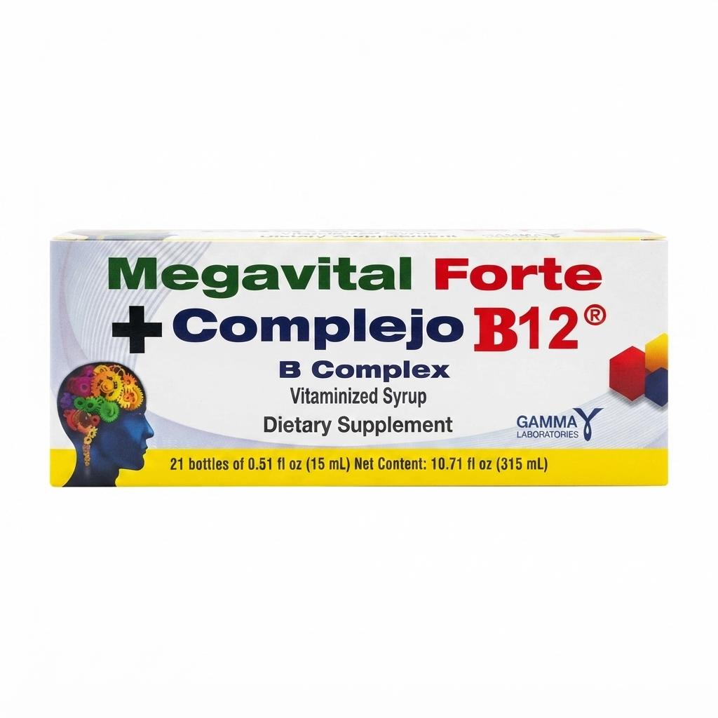 Megavital Forte + Complejo B12 - 21 Bebibles