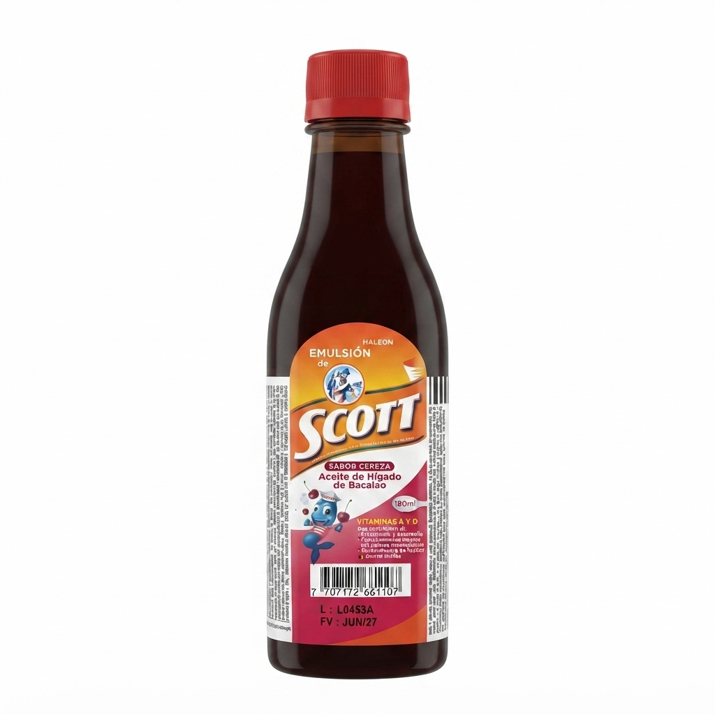 Emulsión de Scott - Cereza