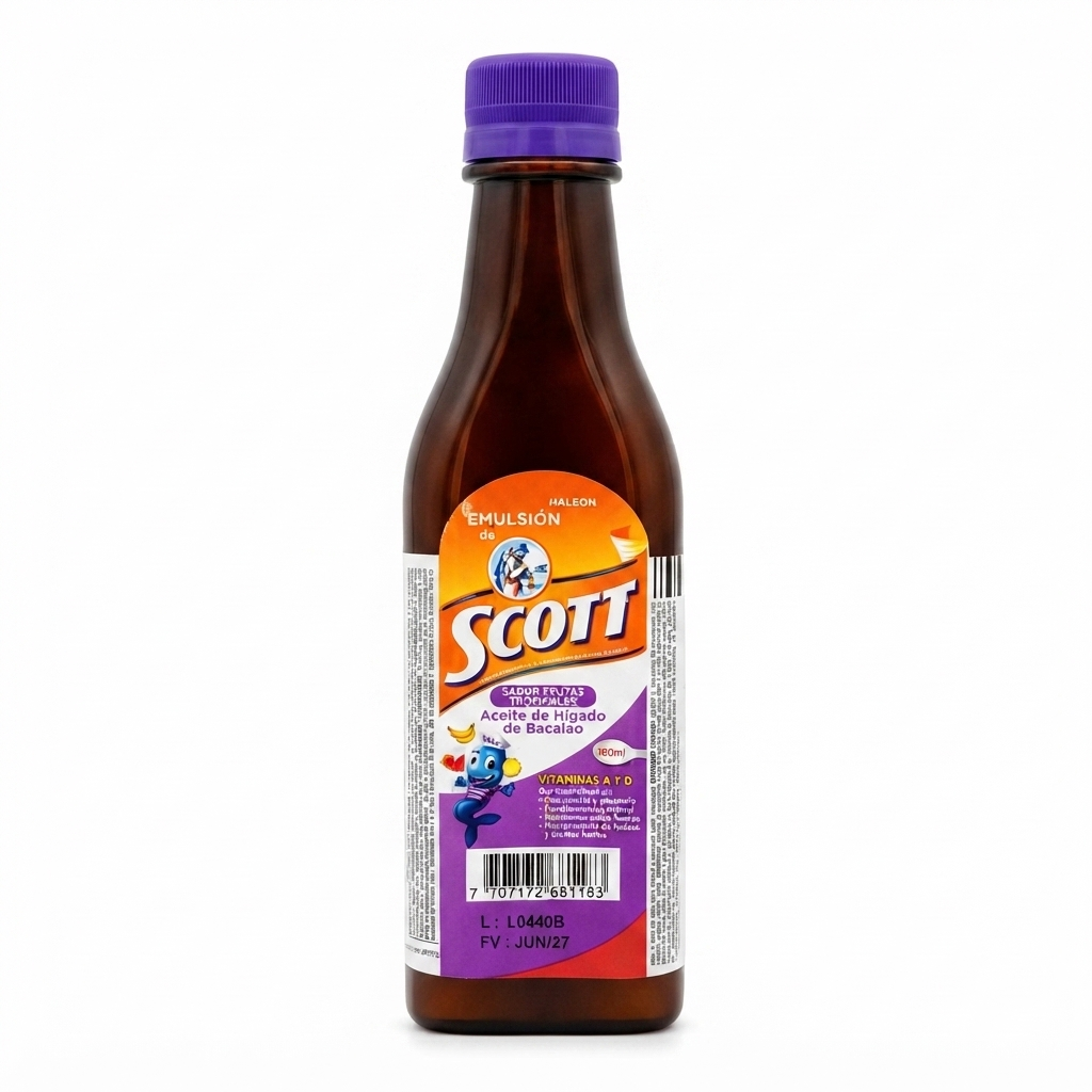 Emulsión de Scott - Frutas Tropicales