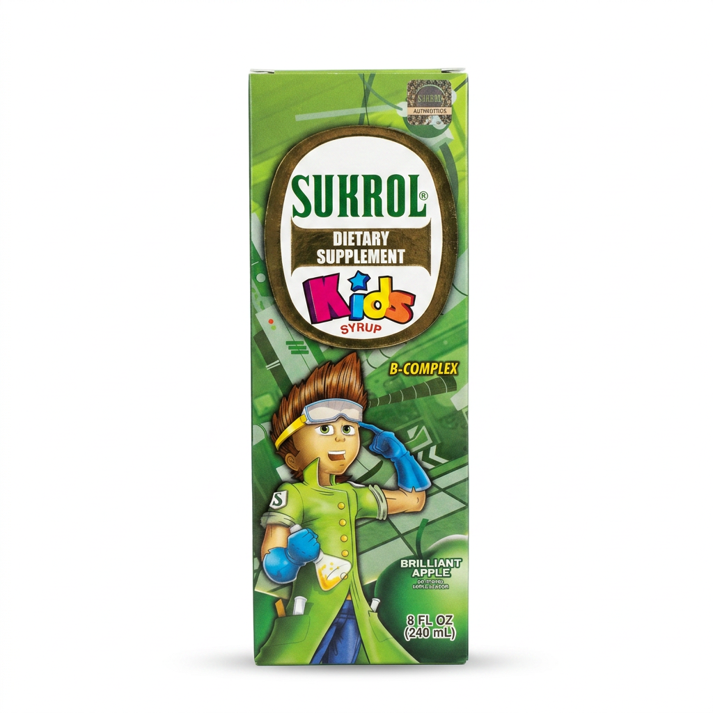 Sukrol  Kids - Jarabe sabor Manzana
