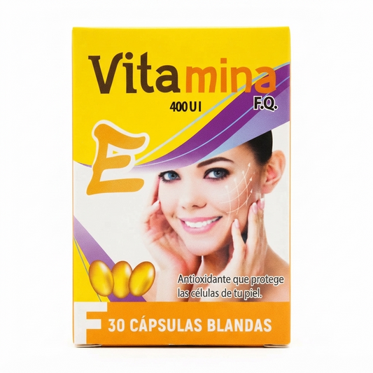Vitamina E 400 UI - 30 Capsulas Blandas